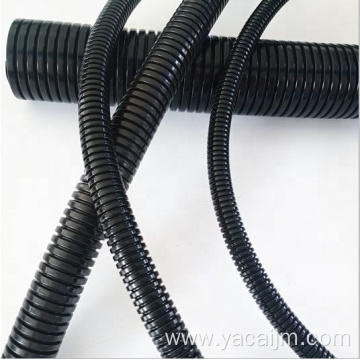 High Quality Black Nylon Corrugated Hose plastic tubes corrugate pipe Bellows